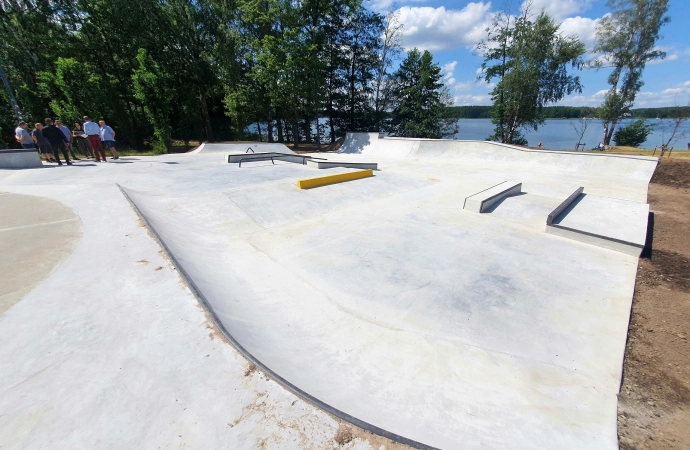 Zakończyły się odbiory nowej części skateparku w pobliżu Plaży Miejskiej w Olsztynie.